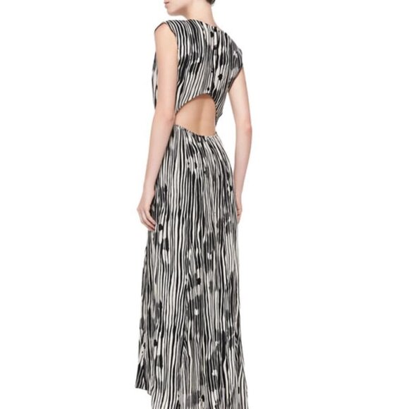 NWOT Alice + Olivia Lexa Plunge Maxi Dress - Picture 8 of 13